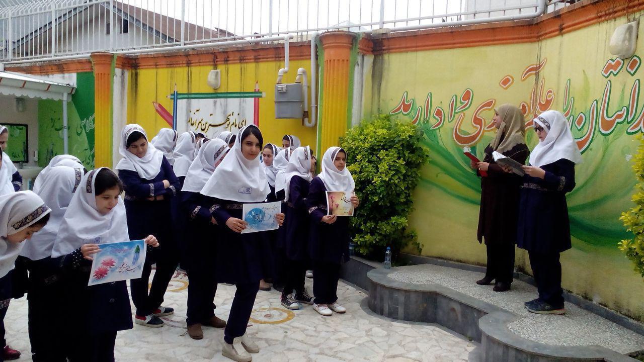 برگزاری جشن تولد حضرت علی و روز پدر به همراه پذیرایی از دانش آموزان